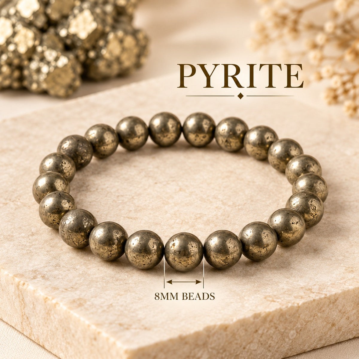 NATURAL PYRITE BRACELET