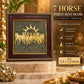 7 HORSE NATURAL PYRITE DUST FRAME
